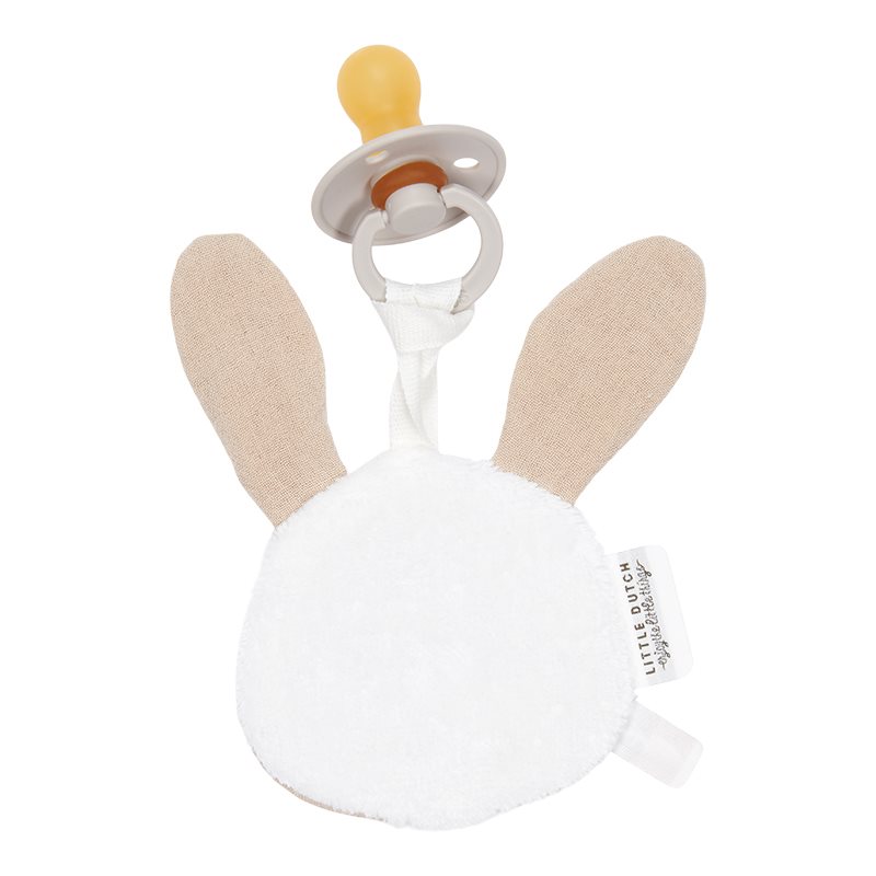 Speendoekje hydrofiel Konijn Beige  - Afbeelding 3