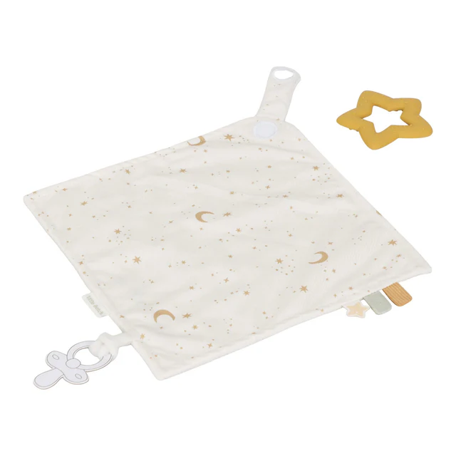 Knuffeldoekje met bijtring Newborn Naturals