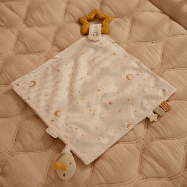 Knuffeldoekje met bijtring Newborn Naturals - Afbeelding 3