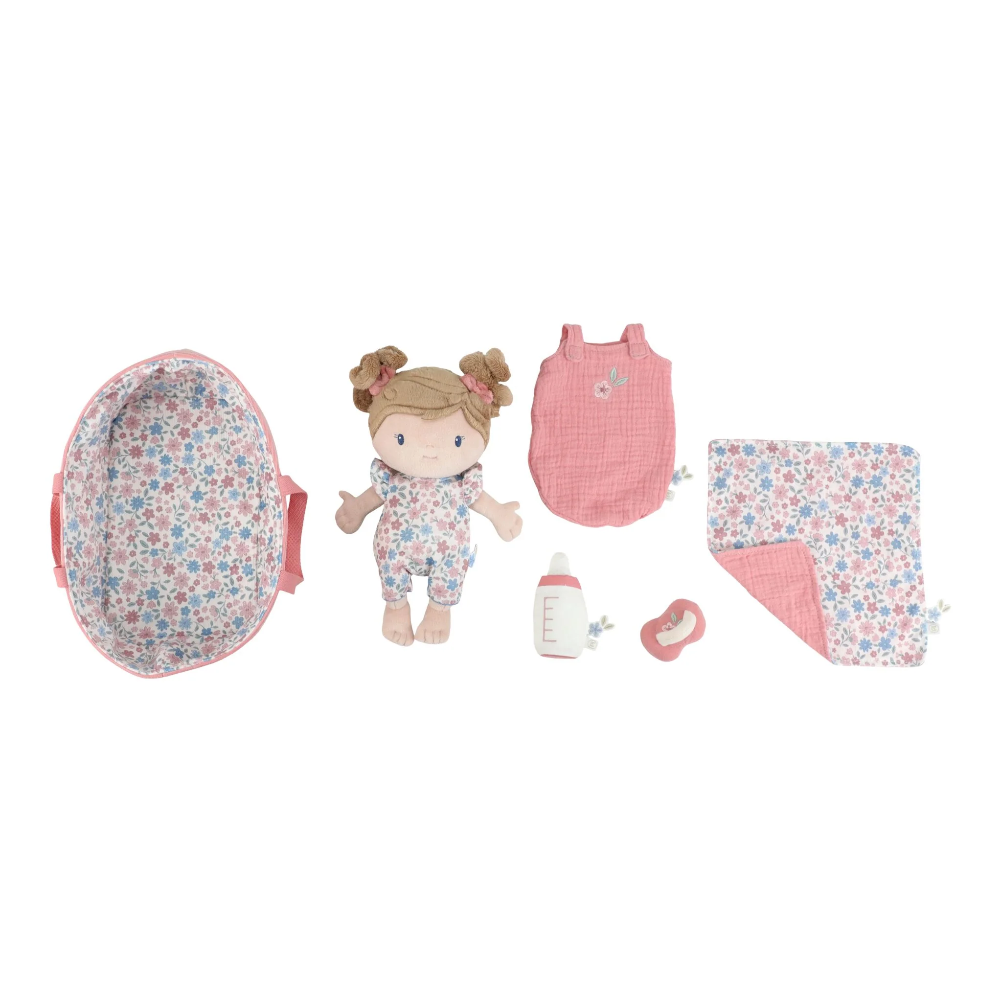 Knuffel babypop Rosa - 30 cm - Afbeelding 2