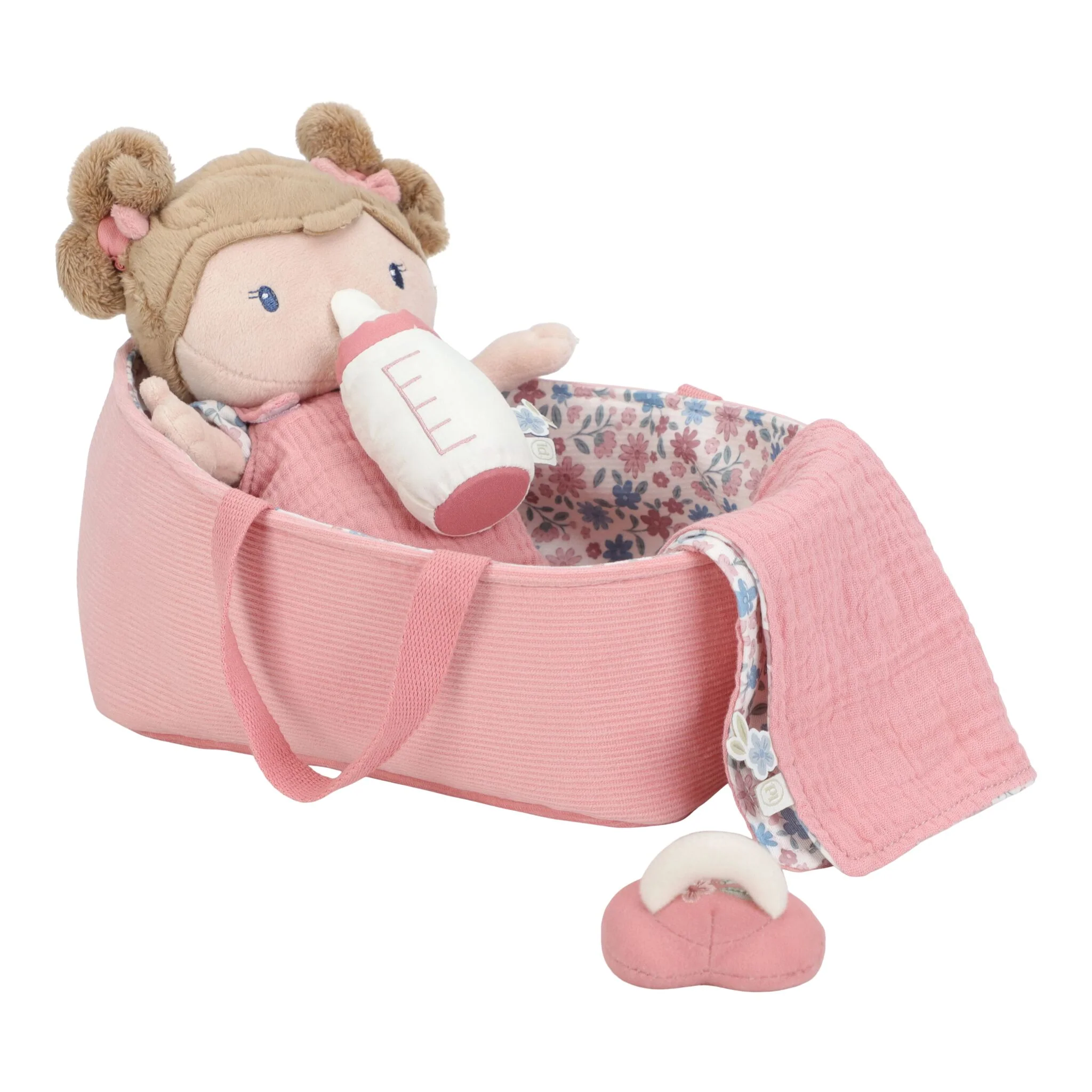 Knuffel babypop Rosa - 30 cm - Afbeelding 3