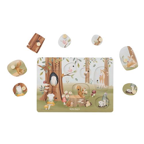 Geluidenpuzzel hout - Forest Friends - Afbeelding 4