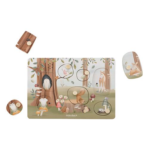 Geluidenpuzzel hout - Forest Friends - Afbeelding 5
