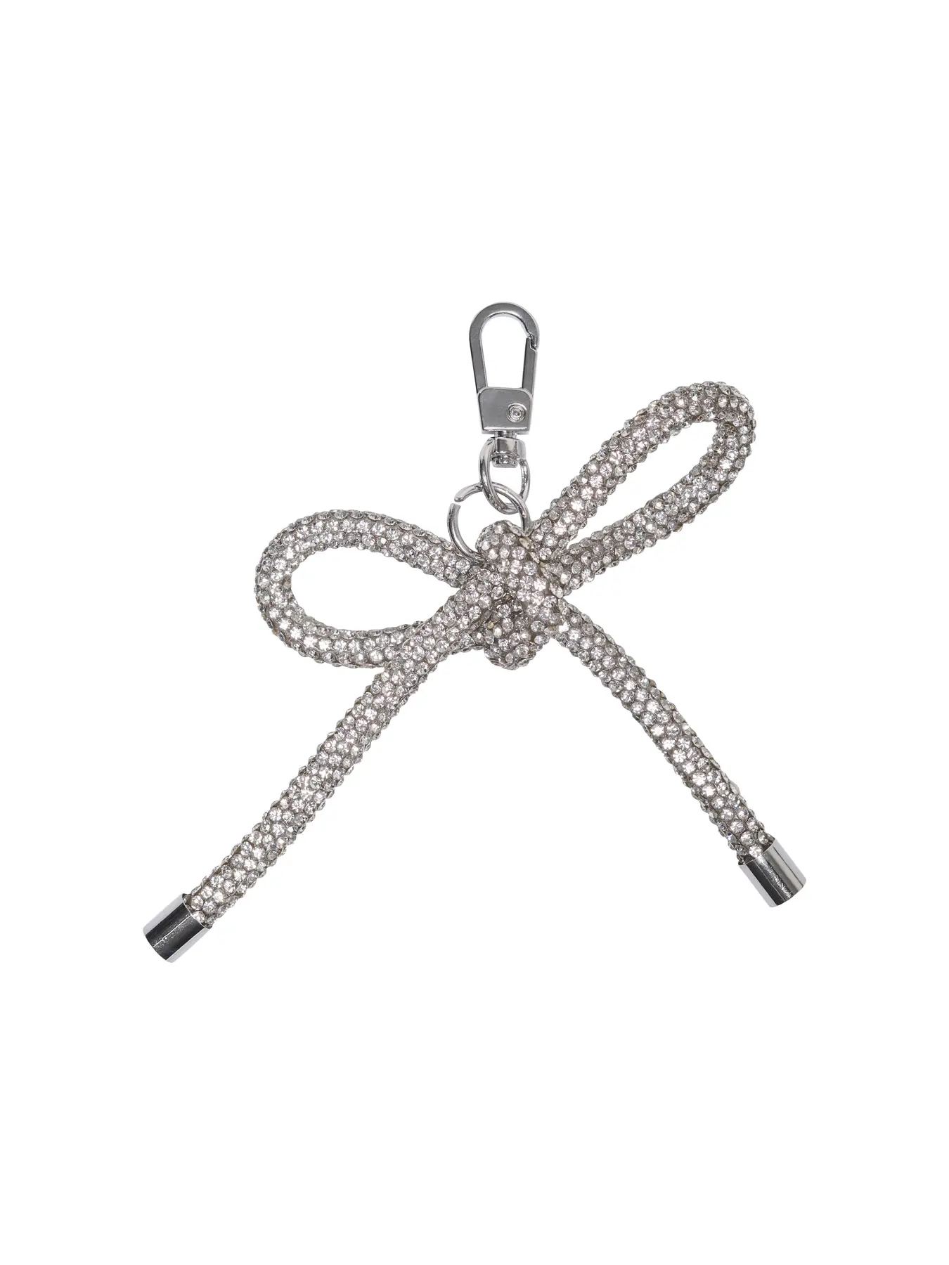 Only Bag Charm Bow Zilver -
