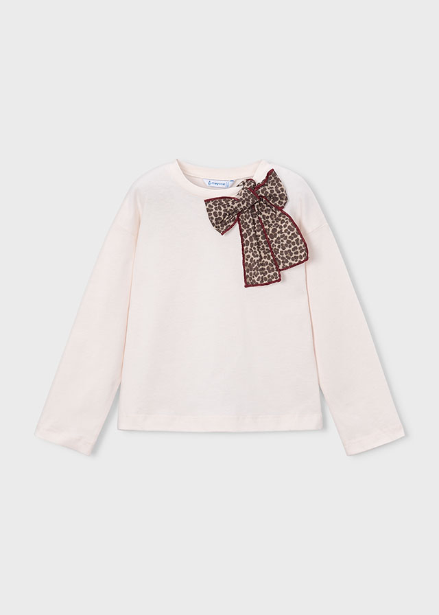 Top met strik leopard - Afbeelding 4