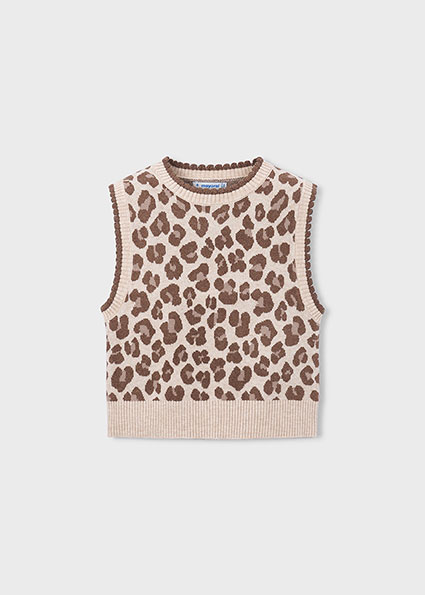 Gebreid gilet