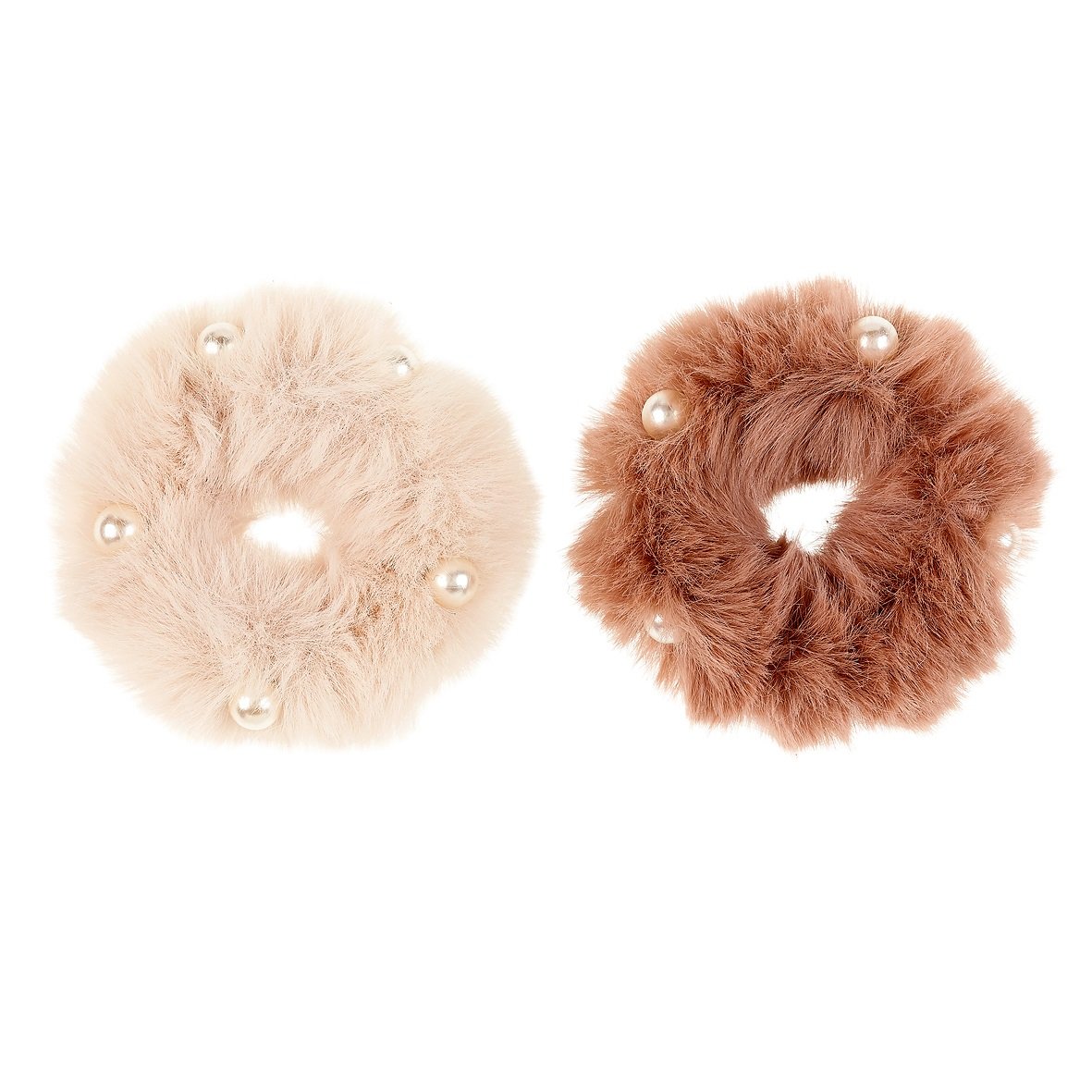 Haar scrunchie Tessel, beige