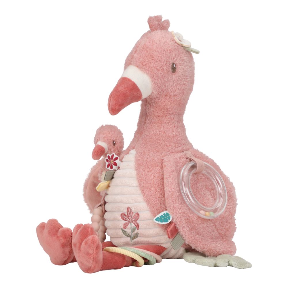 Activiteitenknuffel Flamingo - Safari Friends GRS - Afbeelding 2