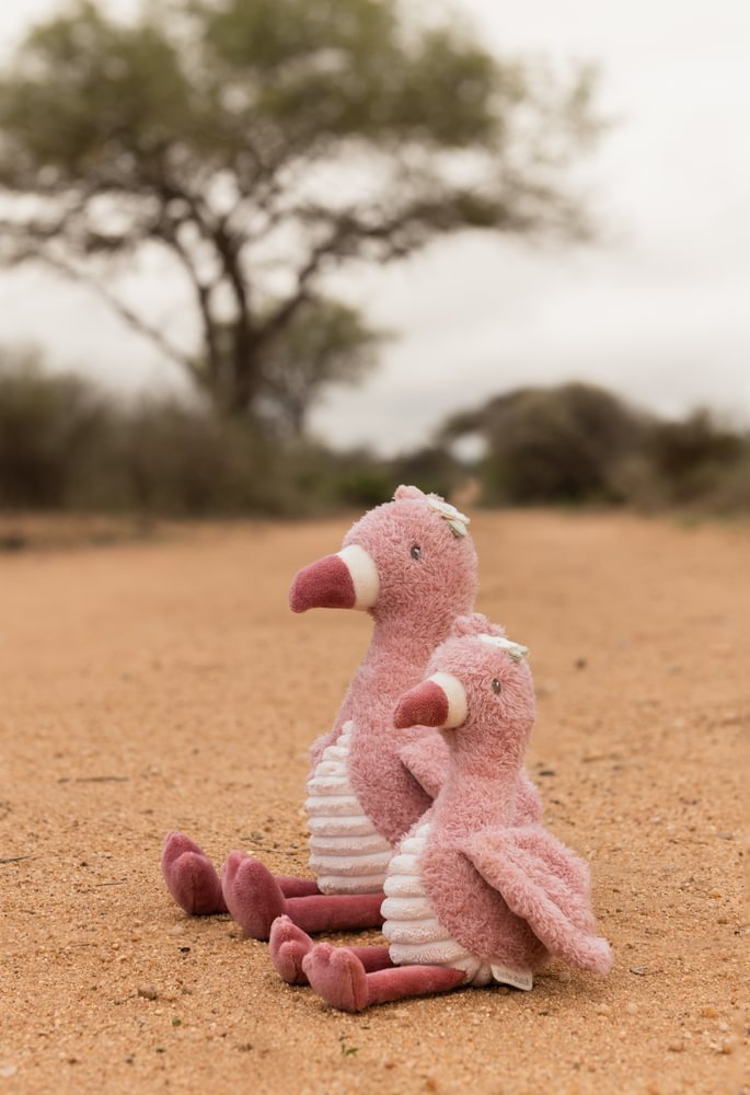 Knuffel Flamingo 17 cm - Safari Friends GRS