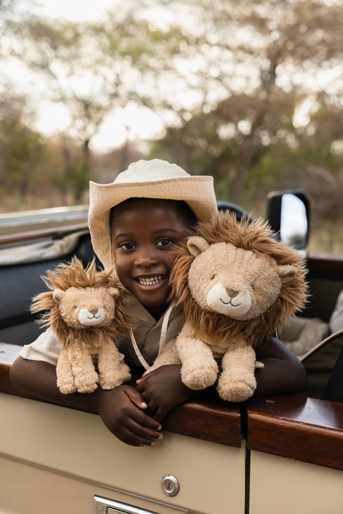 Knuffel Leeuw 17 cm - Safari Friends GRS - Afbeelding 3