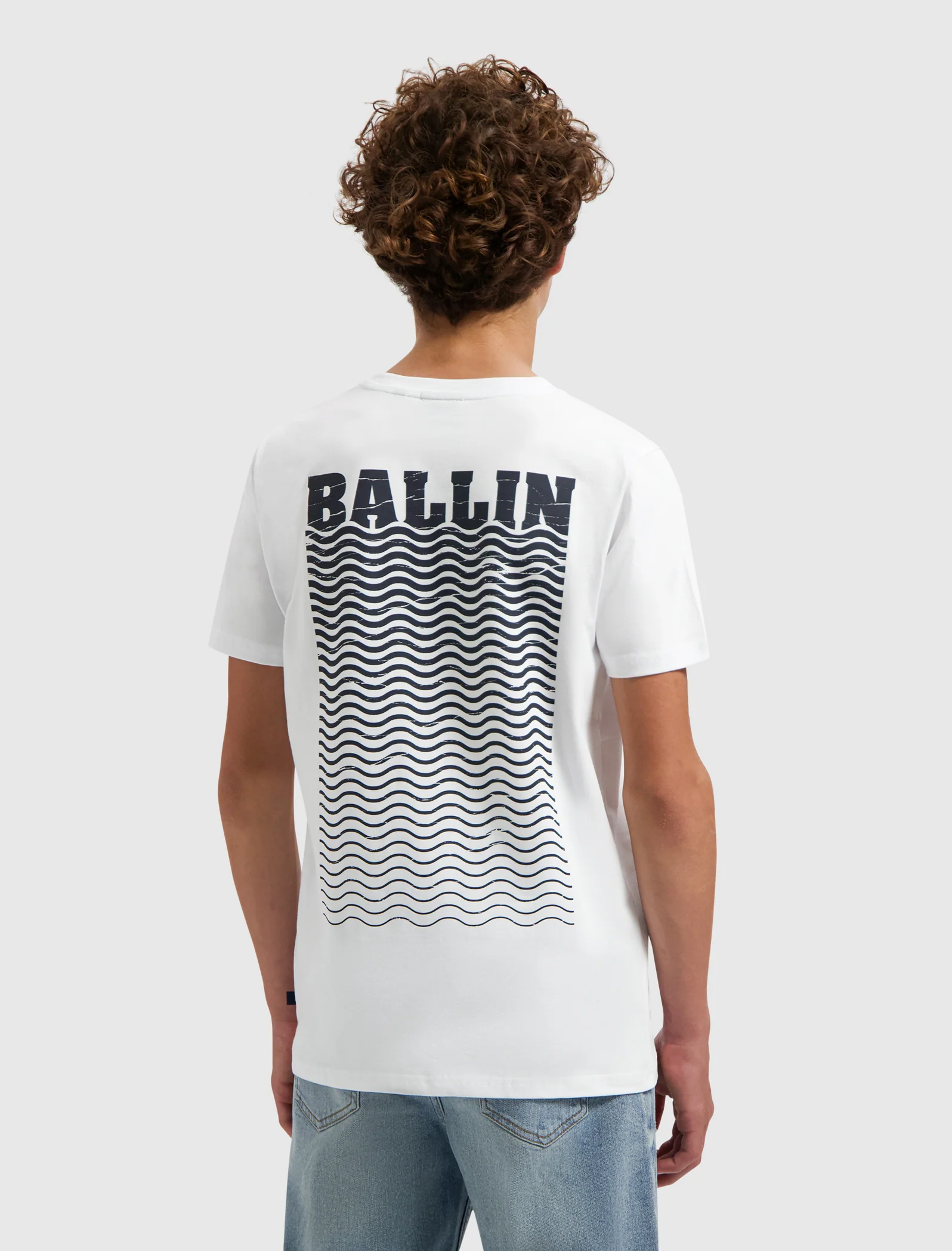 Ballin Junior Faded Waves T-shirt 