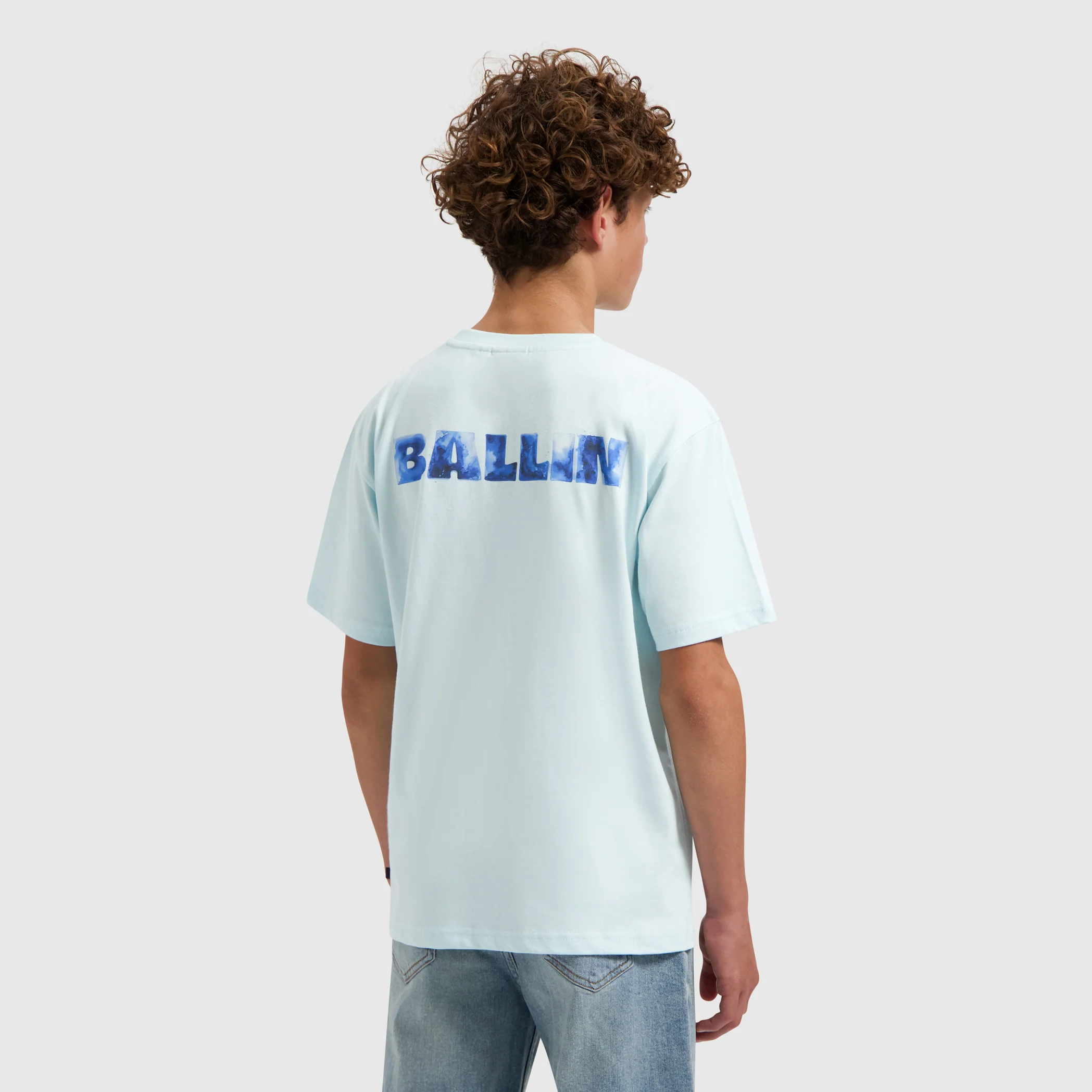 Ballin Junior Ballin Watercolor Effect T-shirt  - Afbeelding 4