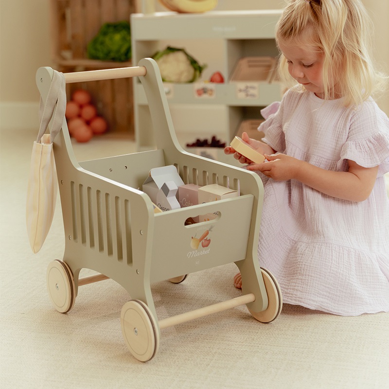 Litlle Dutch Houten winkelwagen - Afbeelding 3