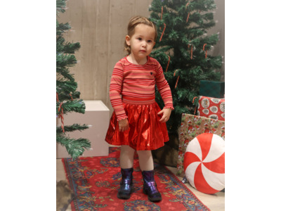 Longsleeve rib met streep - Queen Of Hearts 