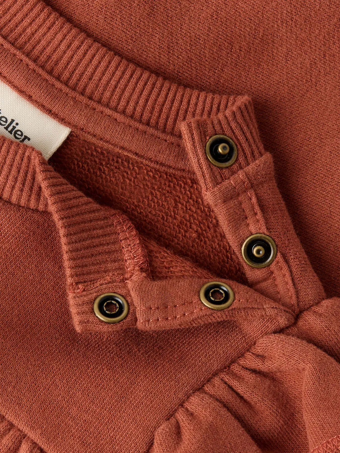 NBFILONDON RES LS SWEAT BRU LIL - Afbeelding 4