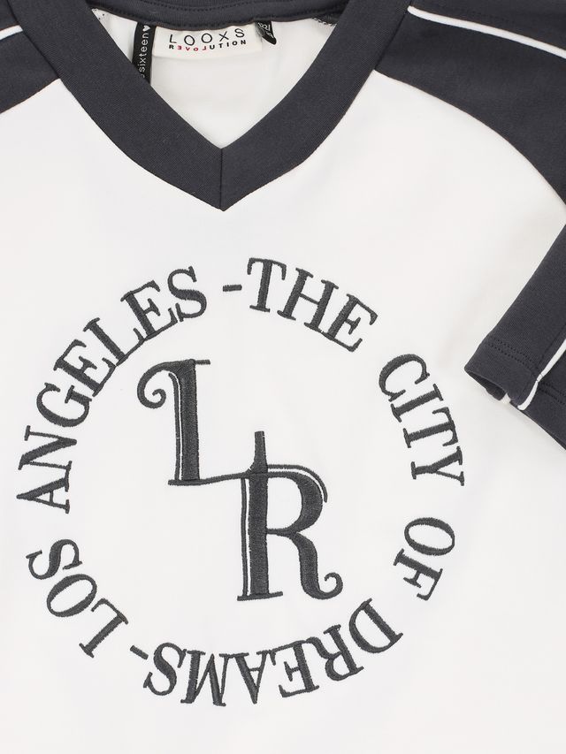 LOOXS 10sixteen V-Neck T-shirt  - Afbeelding 2