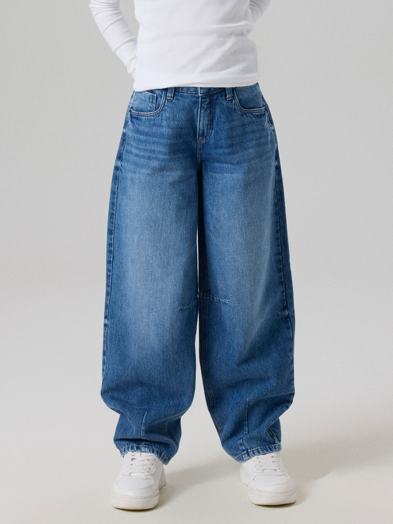 NKFBELLA BARREL JEANS