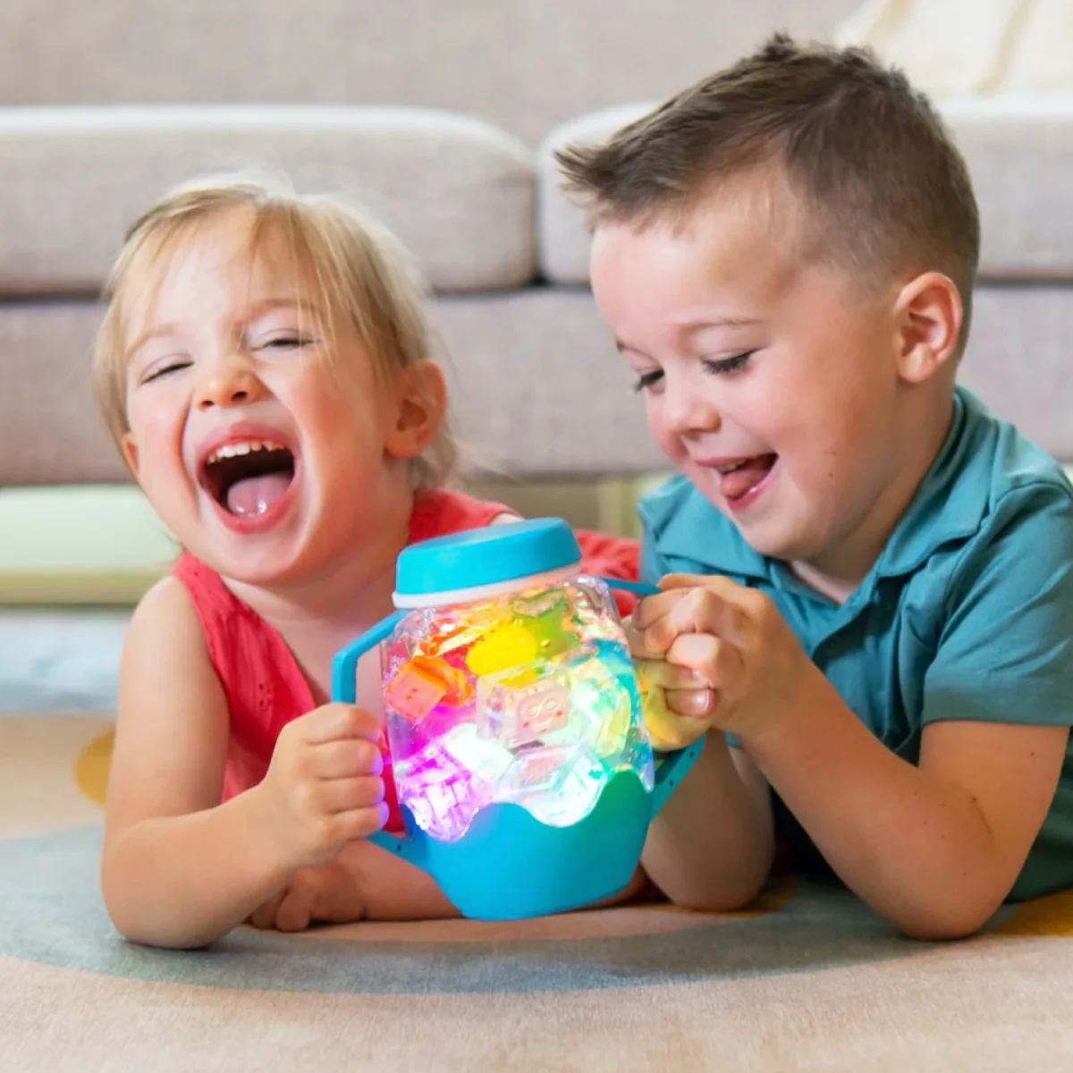 Sensory play cup frosty blue - Afbeelding 2