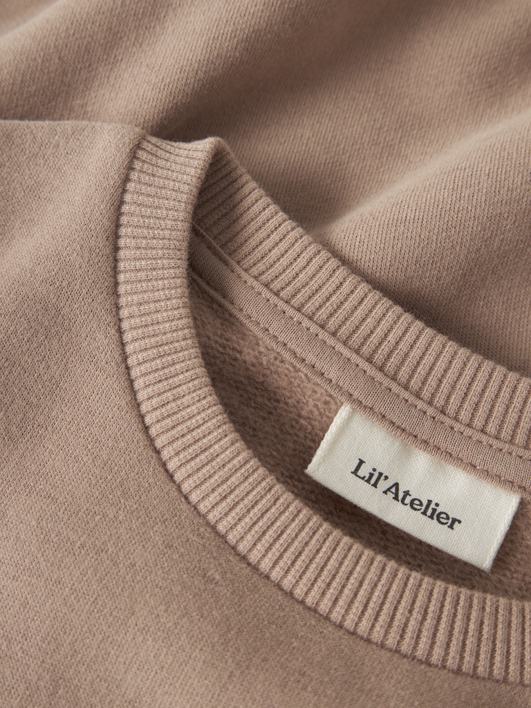 NMFILONDON RES LS RLX SWEAT BRU LIL - Afbeelding 2