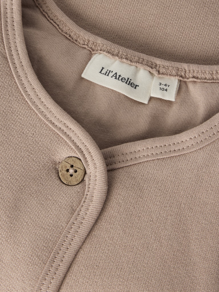 NMFJOBO TIA LOOSE SWEAT VEST PAD LIL - Afbeelding 3