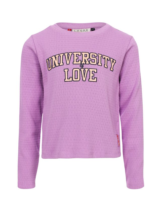 Little Looxs ajour rib T-shirt  