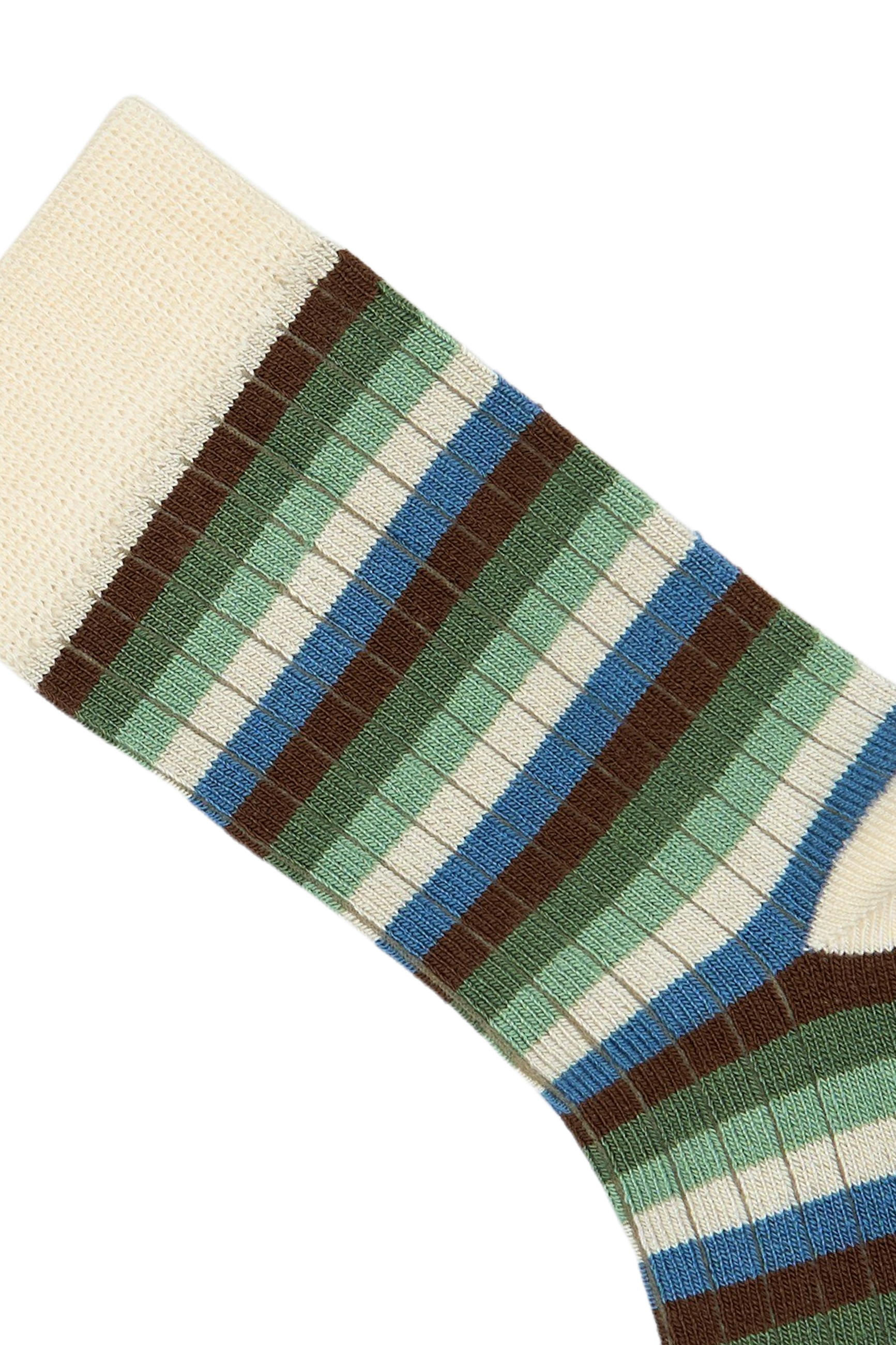 MiniPop® Bamboo Multi stripe socks 19/22 MP69 Green - Afbeelding 3