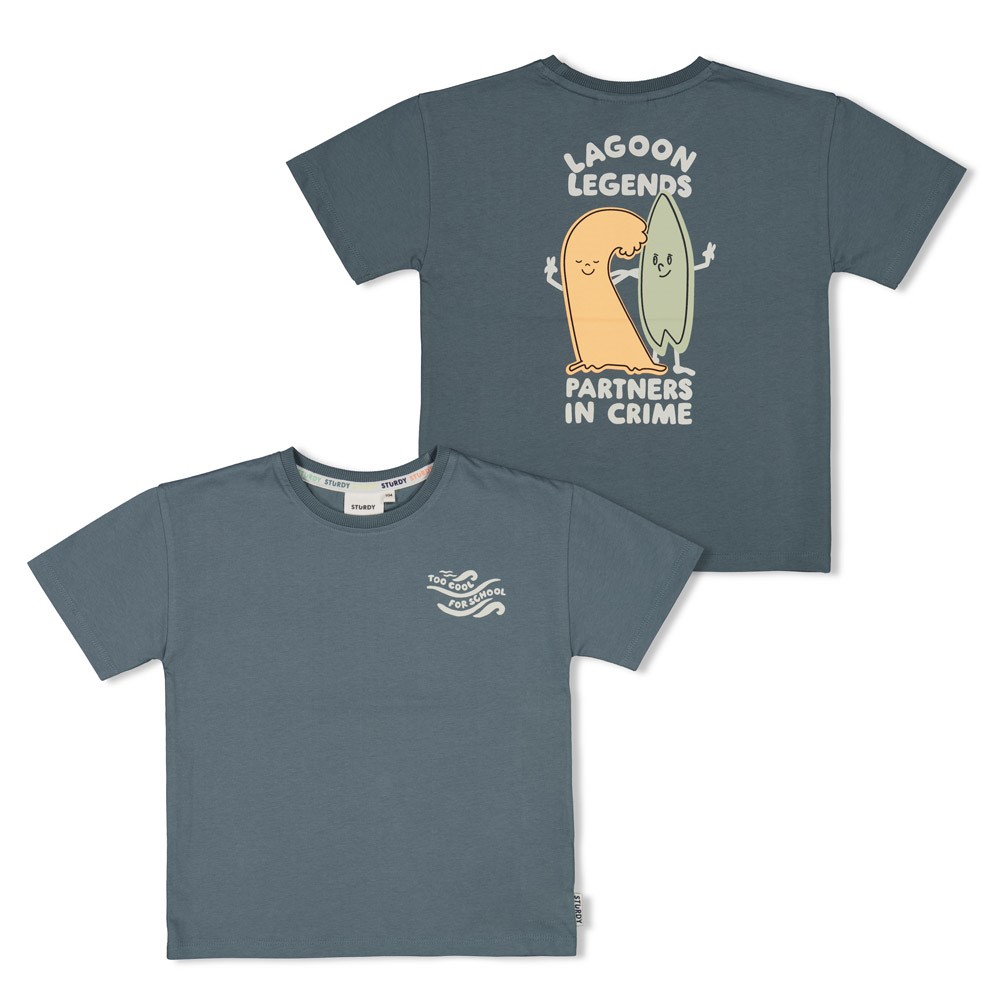 Sturdy T-shirt oversized - Lagoon Legends