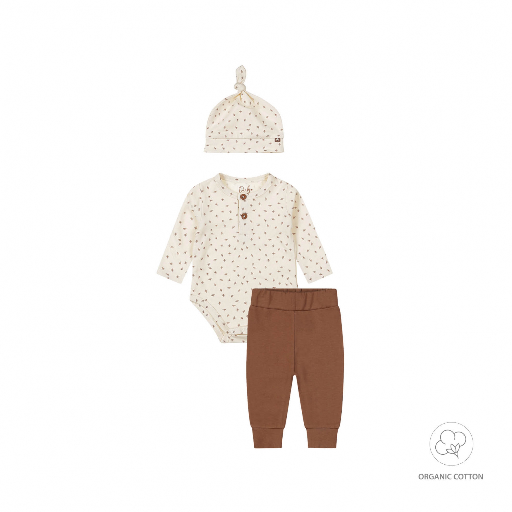 Dirkje babyset Romper + broekje + muts