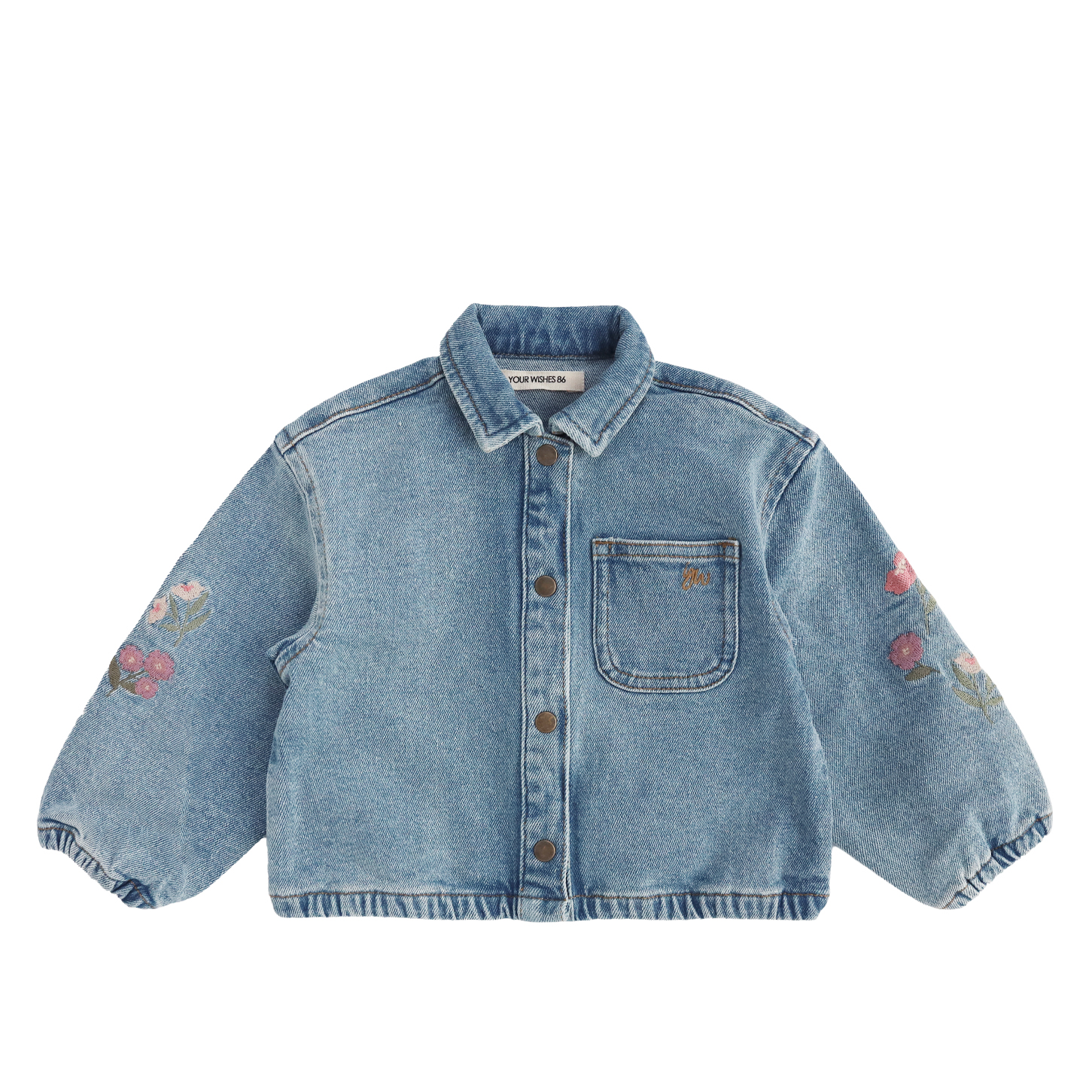 Your Wishes Stretch Denim | Embroidery Jacket 