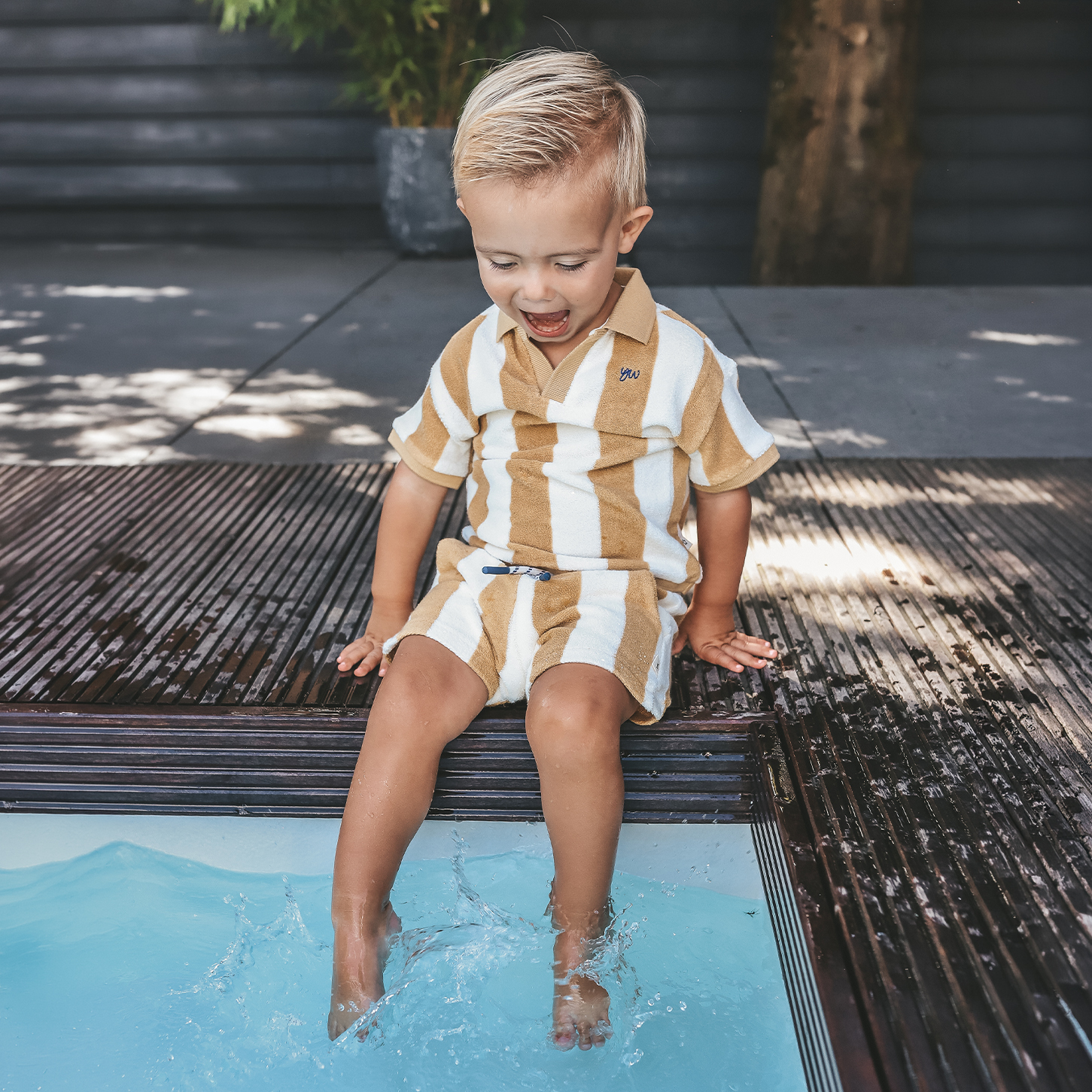Your Wishes Bold Stripe | Casual Polo  - Afbeelding 2