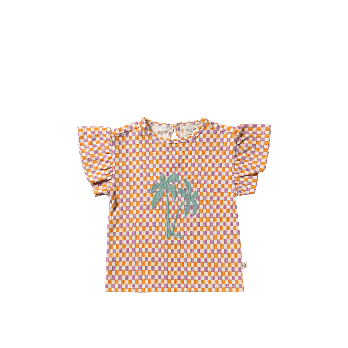 Mini Check | Ruffle Shirt 
