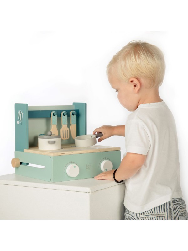 Label Label Groen Houten Kookstel  - Afbeelding 3