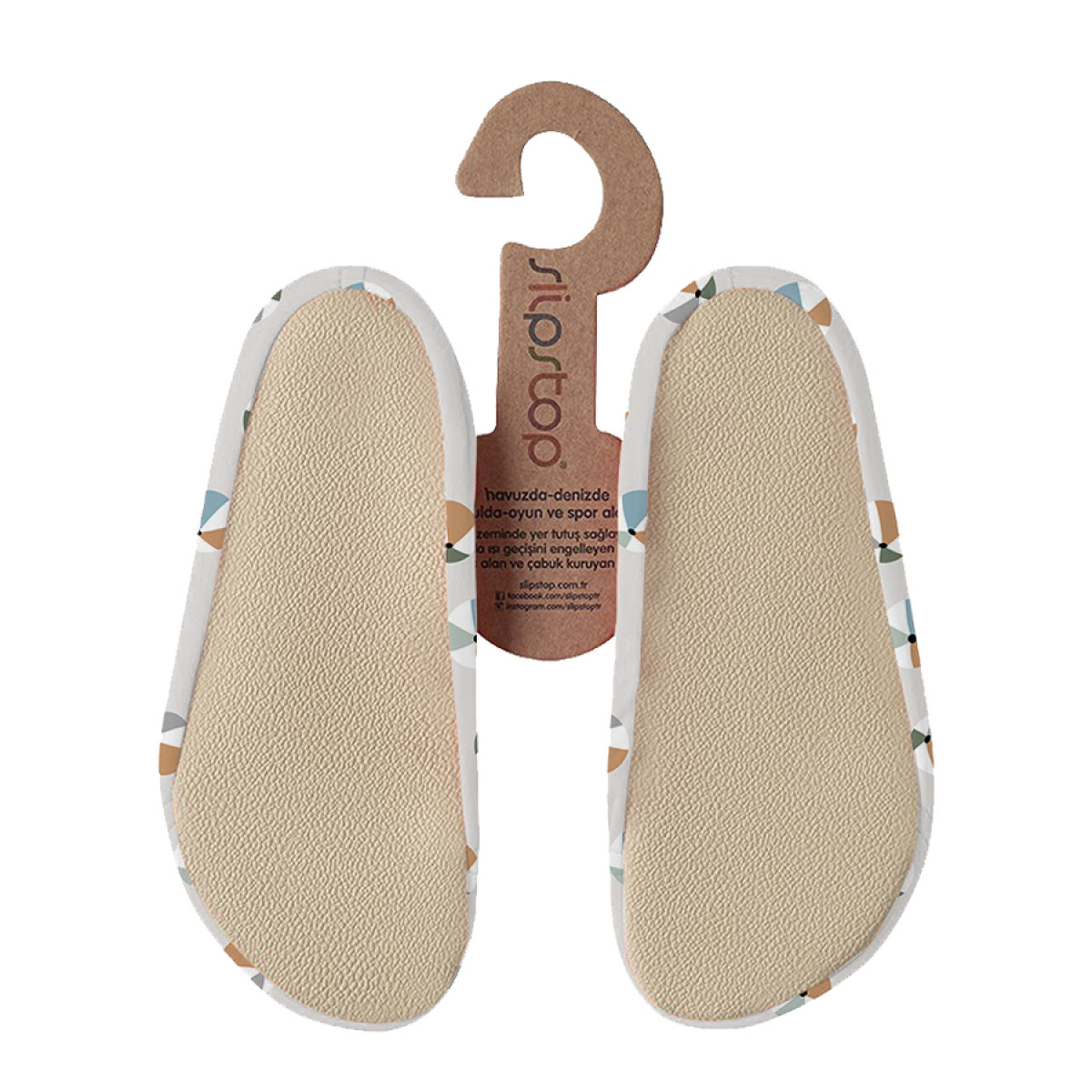 Slipstop Beachbal Naturel - Afbeelding 1