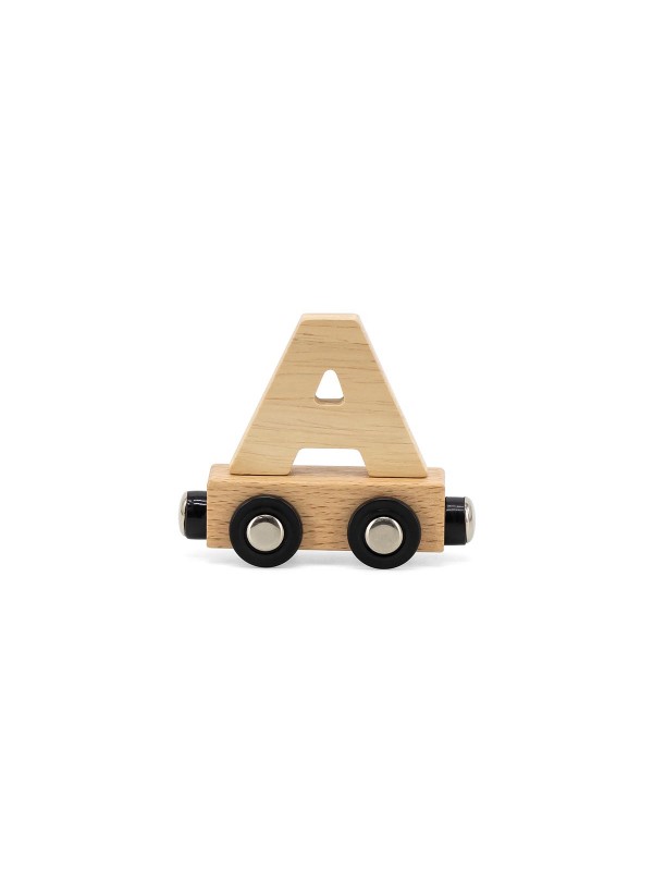 Tryco - Letter Train Natural - Letter A