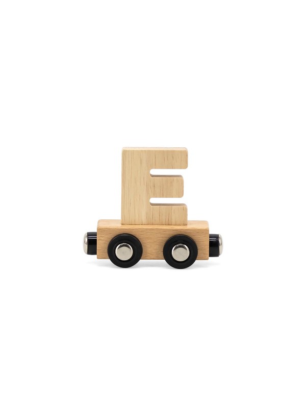Tryco - Letter Train Natural - Letter E