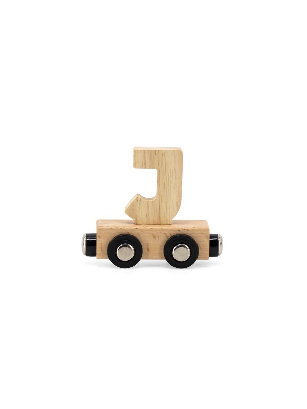 Tryco - Letter Train Natural - Letter J
