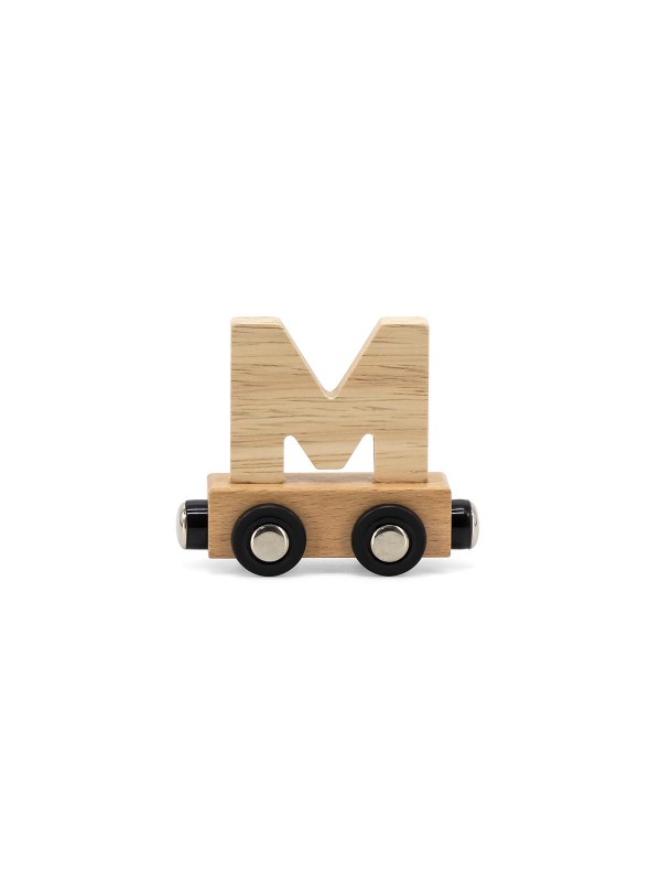 Tryco - Letter Train Natural - Letter M