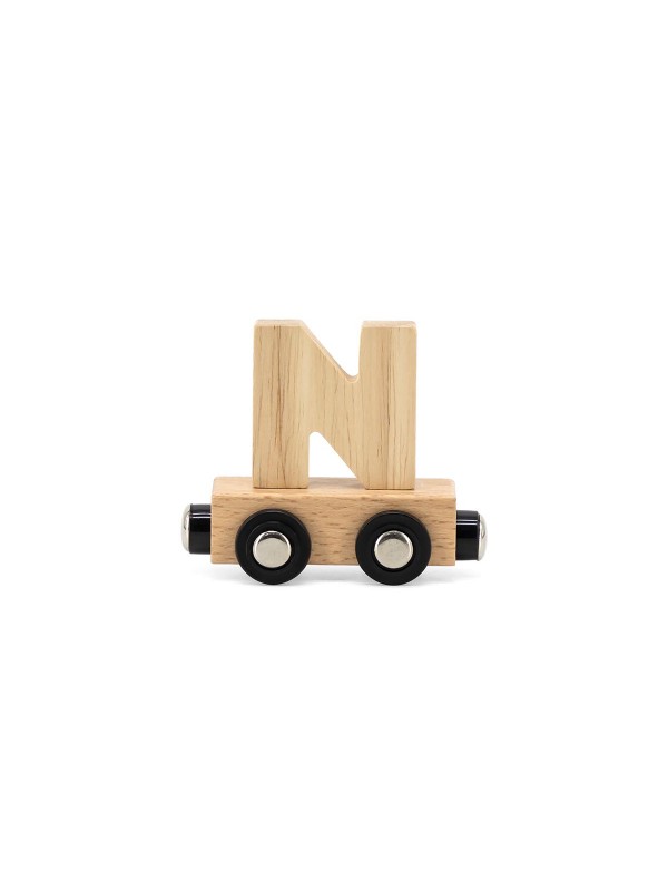 Tryco - Letter Train Natural - Letter N