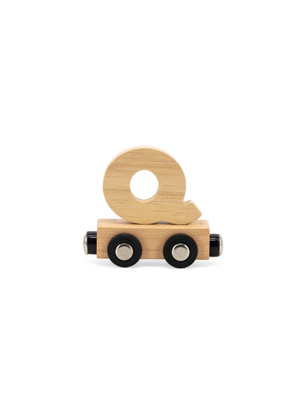 Tryco - Letter Train Natural - Letter Q