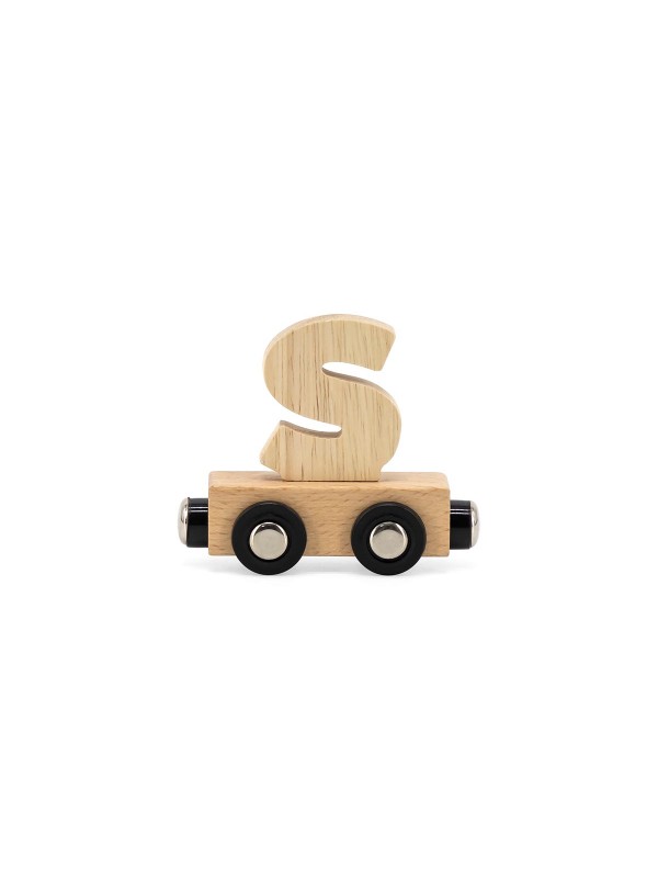 Tryco - Letter Train Natural - Letter S