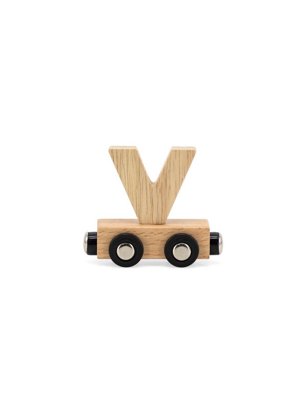 Tryco - Letter Train Natural - Letter V