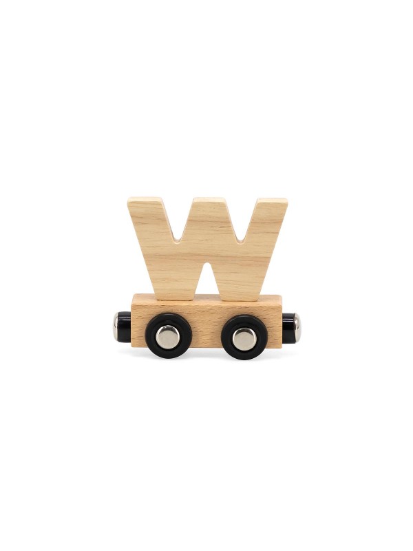 Tryco - Letter Train Natural - Letter W