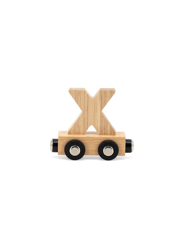 Tryco - Letter Train Natural - Letter X