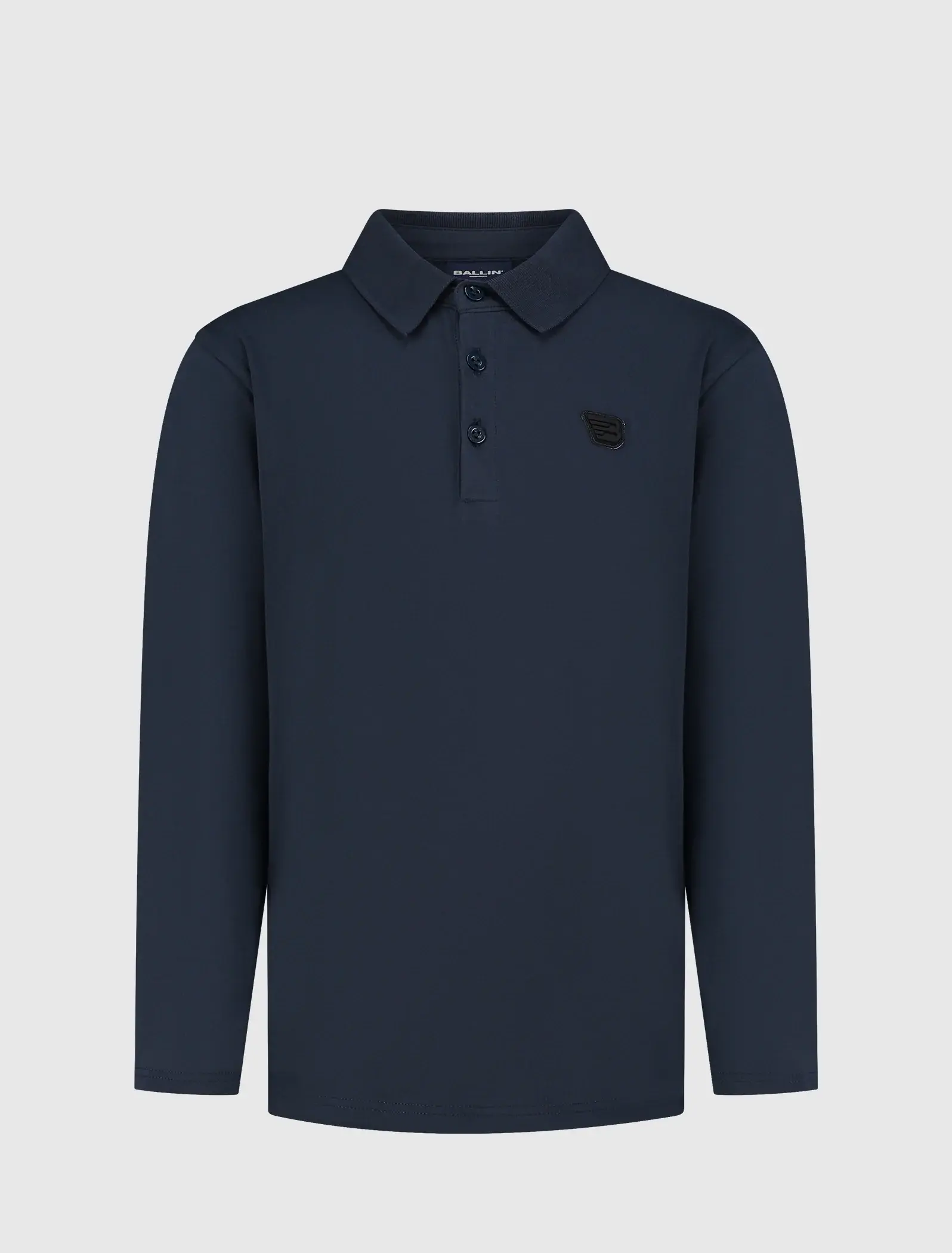 Ballin Logo Badge Longe Sleeve Polo