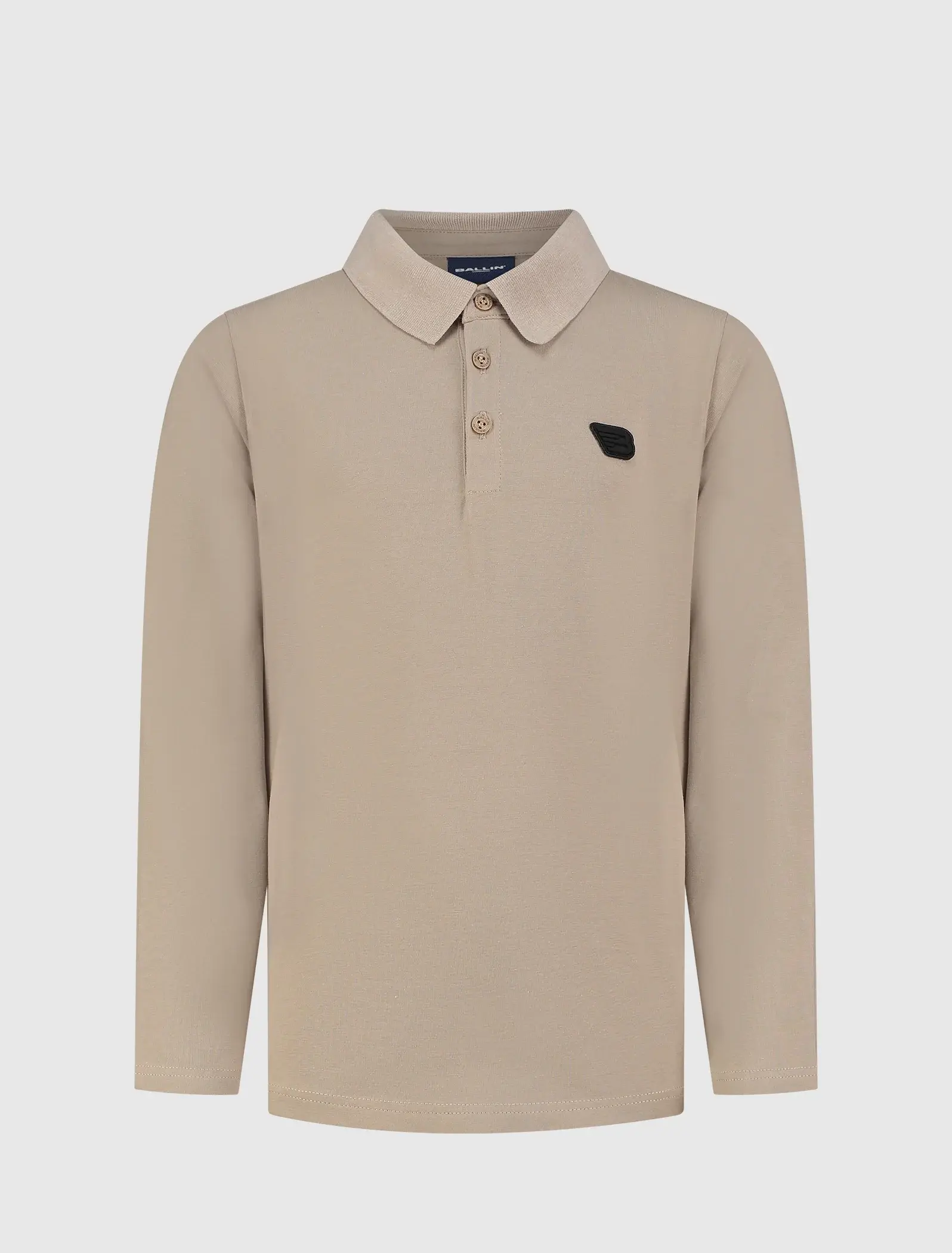 Ballin Logo Badge Longe Sleeve Polo