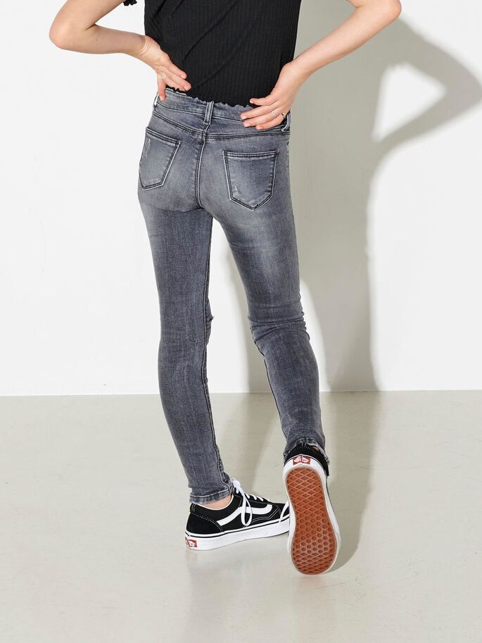 KONKENDEL GRIJZE RITS ENKEL SKINNY JEANS