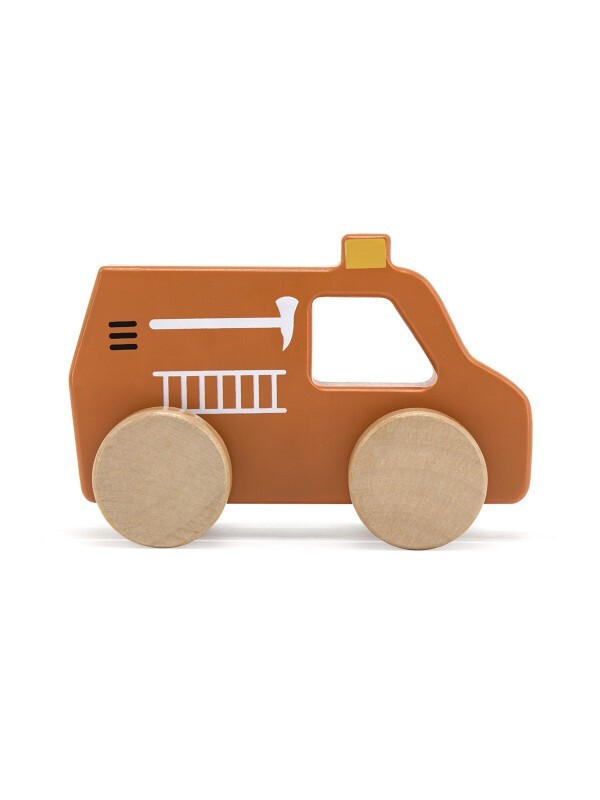 WOODEN FIRE TRUCK TOY