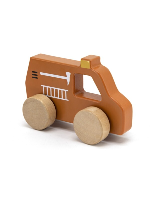 WOODEN FIRE TRUCK TOY