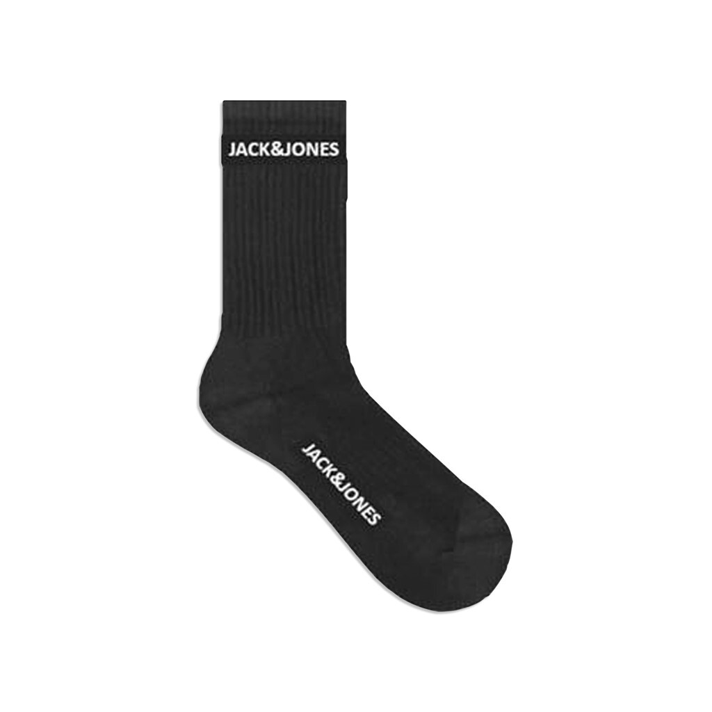 JACBASIC LOGO TENNISSOCK 5 PACK BLACK