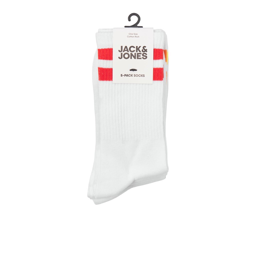 JACELI STRIPES TENNIS SOCKS 5 PACK